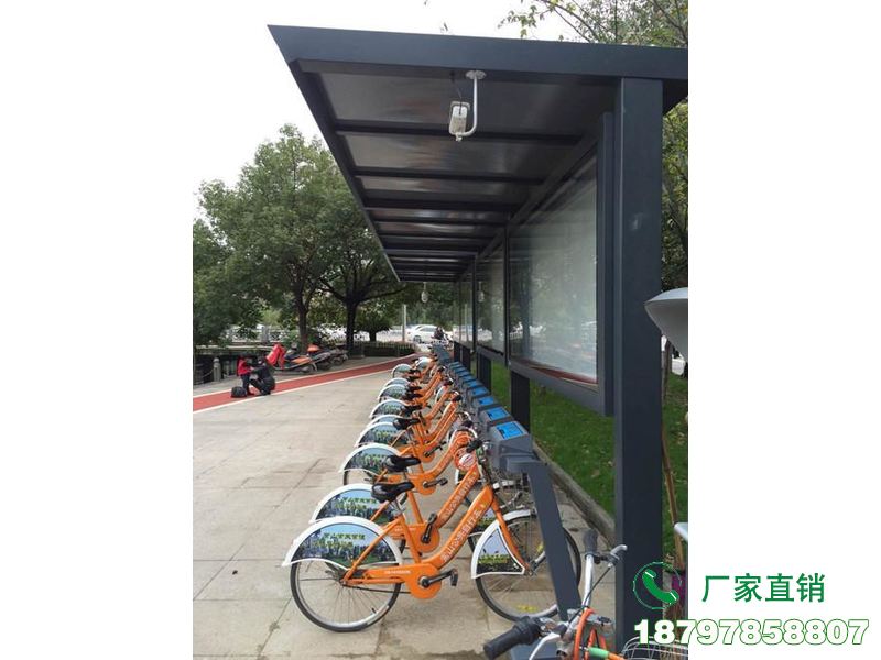 市中共享自行车停车棚