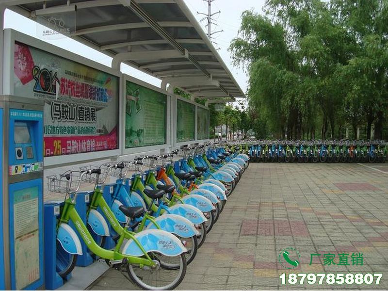 泸州智能共享自行车停放棚